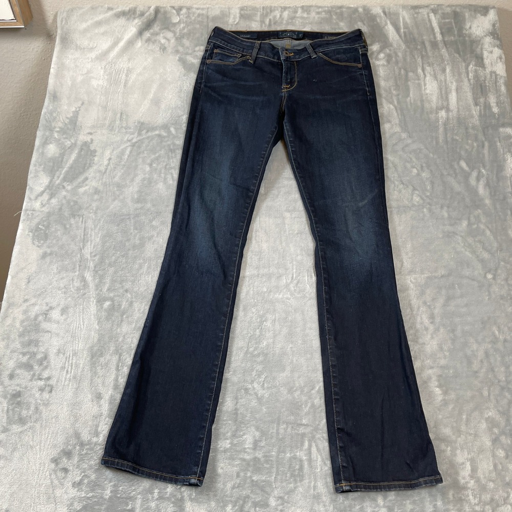 Lucky Brand Lolita Bootcut Jeans Size 4/27 Regular Dark Wash Candiani Denim